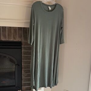 MTS Olive Green Dress with Pockets